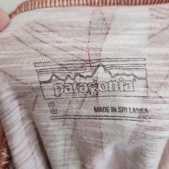 Patagonia Tropical Print Amber Dawn Cotton A-Line Dress Multi Size Small - Picture 6 of 8